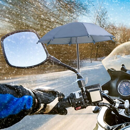 

Mini Umbrella for Bicycle Mobile Phone Holder Motorcycle Accessories Waterproof Cute Phone Protective Umbrella Lovely Decoration Great Gifts for Shield Phone from Rain