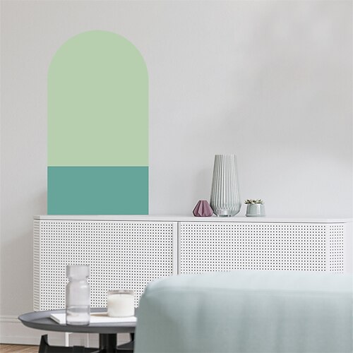 

Boho Arch Geometric Wall Stickers Living Room / Kids Room kindergarten, Pre-pasted PVC Home Decoration Wall Decal 1pc