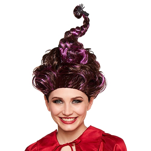 

Hocus Pocus Mary Sanderson Wig for Adults Roll Wigs Witch Wigs Cosplay Party Wigs