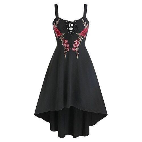 

Women's Plus Size Party Dress Solid Color V Neck Sleeveless Fall Spring Sexy Prom Dress Short Mini Dress Party Date Dress