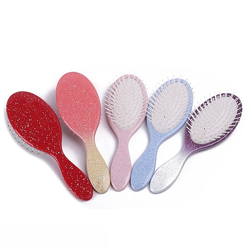 

Hair Brush Detangler Soft Bristles Glitter Powder Dry and Wet Dual-use Airbag Comb Special Air Cushion Massage Comb for Curly Hair