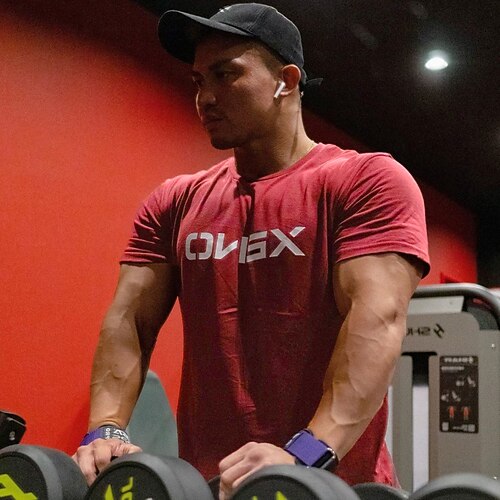 

Men's Workout Shirt Running Shirt Short Sleeve Tee Tshirt Athletic Athleisure Cotton Breathable Moisture Wicking Soft Running Active Training Walking Sportswear Activewear Dark Grey Black Light Grey