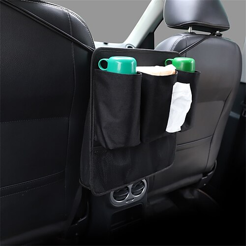 

Car Between Seats Purse Handbag Holder with Mesh Pockets with Multi Storage Pockets Multi-function Fabric For SUV Truck Van