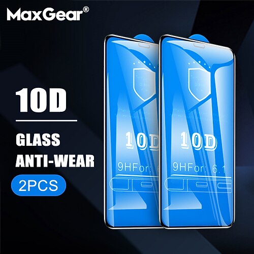 

2 pcs Phone Screen Protector For Apple iPhone 13 Pro Max 12 11 SE 2022 X XR XS Max 8 7 Front Screen Protector Tempered Glass High Definition (HD) 9H Hardness Scratch Proof Phone Accessory