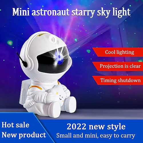 

Galaxy Projector Astronaut Starry Sky Stars Projection Night Lamp LED Lamp for Bedroom Room Decor Decorative Nightlights 2022NEW