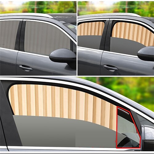 

Aliot Auto Magnetic Curtain Car Window Retractable Sunshade Interior Sunshade Curtain