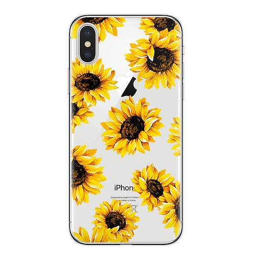 

Phone Case For Apple Classic Series iPhone 13 Pro Max 12 11 SE 2022 X XR XS Max 8 7 Portable Pattern Shockproof Flower TPU