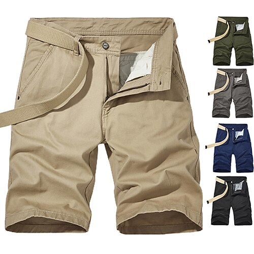 

Men's Cargo Shorts Hiking Shorts Summer Outdoor Ripstop Breathable Quick Dry Lightweight Shorts Bottoms Black Army Green Cotton Fishing Climbing Running 30 32 34 36 38 / Wear Resistance