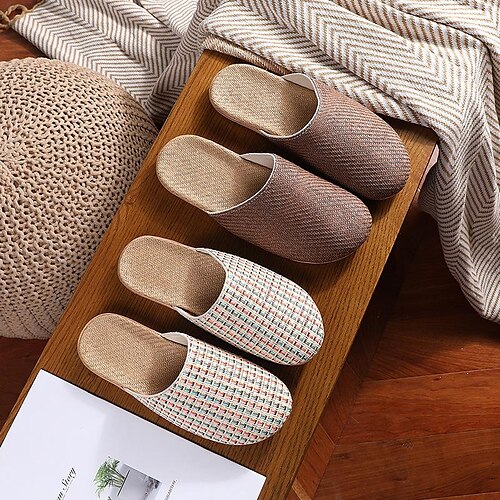 

Unisex Massage Linen Slippers Bathroom Slippers Sandals Non-Slip Quick Drying Shower Soft Open Toe Platform Cloud Slides for Women and Men Indoor Outdoor