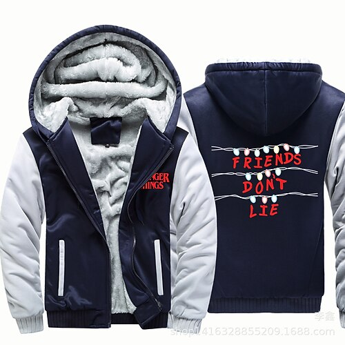 

Inspired by Stranger Things Hellfire Club Eddie Munson Anime Cartoon 100% Polyester Anime Harajuku Graphic Kawaii Outerwear For Men's / Women's / Couple's