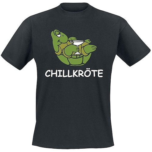 

Inspired by Chillkröte Chill Turtle Turtle Chillkröte T-shirt Back To School Anime Classic Harajuku Kawaii T shirt For Unisex Adults' Hot Stamping Poly / Cotton