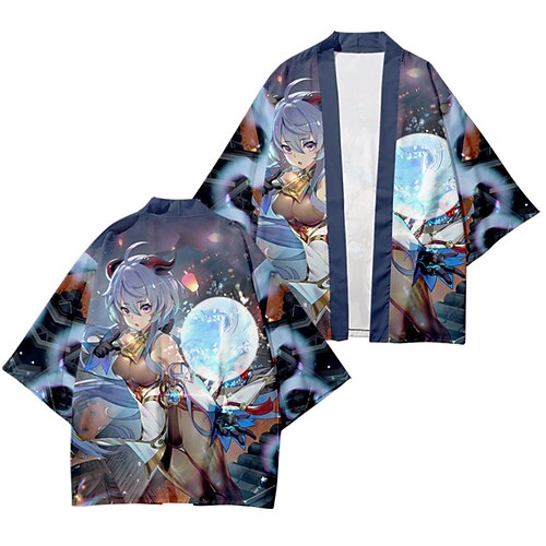 

Inspired by Genshin Impact Hutao Raiden Shogun Anime Cartoon Polyster Anime Classic Street Style Top For Men's / Women's / Couple's