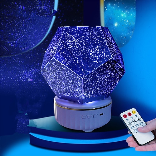 

Star Galaxy Projector Starry Sky Projection Light Remote Control Bluetooth Children Gift For Bedroom Decor Planetarium Constellation Light DIY Gift