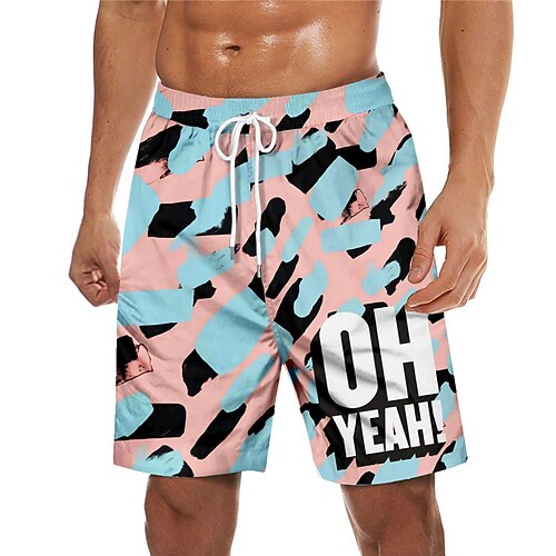 

Men's Swim Trunks Swim Shorts Quick Dry Board Shorts Bathing Suit with Pockets Drawstring Swimming Surfing Beach Water Sports Printed Spring Summer