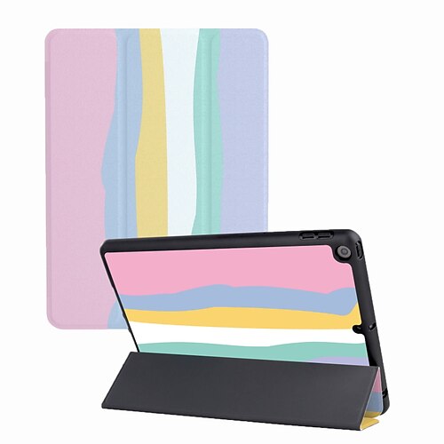 

Tablet Case Cover For Apple iPad Air 5th iPad 10.2'' 9th 8th 7th iPad Pro 12.9'' 5th iPad Air 3rd iPad Pro 4th 12.9'' iPad mini 6th 5th 4th 2021 2020 iPad Pro 11'' 3rd Pencil Holder with Stand Flip