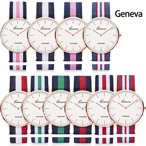 

Fashion Quartz Watch Men Women Watches Classic Canvas Wristwatches Friends Birthday Gift