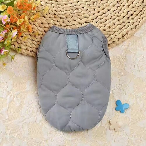 

Cotton-padded Clothes Dog Cotton-padded Clothes Spring Than Bear Spring Puppy Pet Vest Teddy Cat Small Milk Dog Warm Clothes