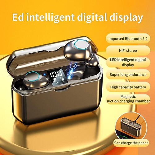 

M8 True Wireless Headphones TWS Earbuds In Ear Bluetooth 5.1 Stereo with Charging Box Smart Touch Control for Apple Samsung Huawei Xiaomi MI Yoga Fitness Gym Workout Mobile Phone