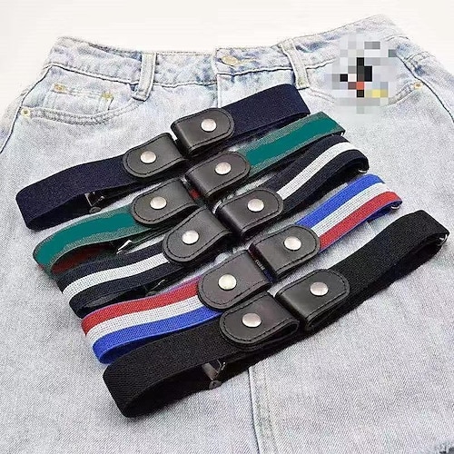 

lazy belt unisex all-match elastic jeans seamless invisible belt