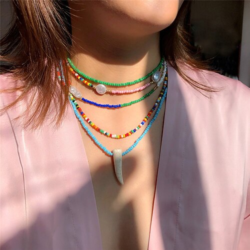 

Women's necklace Active Street Multicolor Necklaces