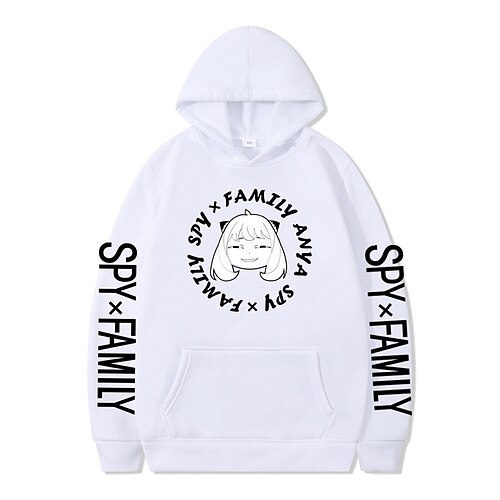 

Inspired by SPY×FAMILY Anya Forger Hoodie Anime 100% Polyester Anime Graphic Street Style Hoodie For Men's / Women's / Couple's