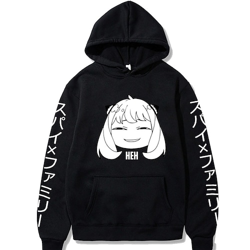 

Inspired by Anya Forger Hoodie Cartoon Manga Anime Graphic Street Style Hoodie For Men's Women's Unisex Adults' Hot Stamping 100% Polyester