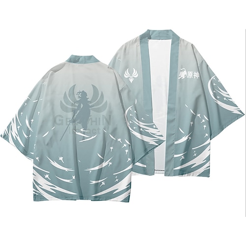 

Inspired by Genshin Impact Hutao Raiden Shogun Anime Cartoon Polyster Anime Classic Street Style Top For Men's / Women's / Couple's