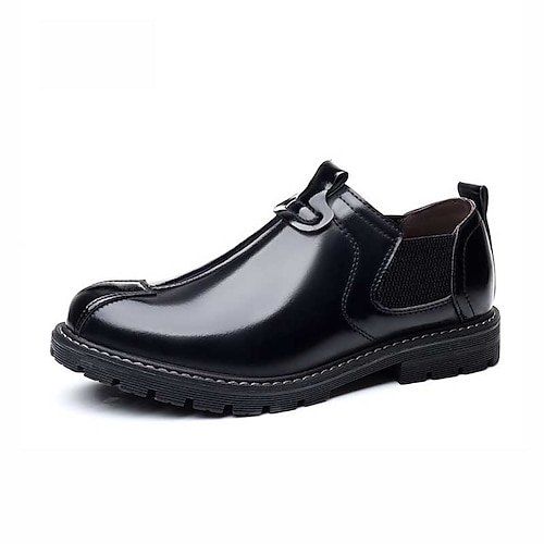 

Casual Men's Shoes 2021 Spring British Tooling Trendy Shoes Men's Martin Boots Soft Face Big Head Men's Shoes Retro Leather Shoes