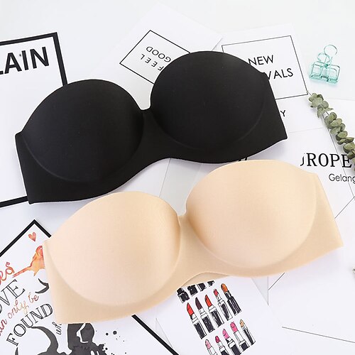 

Women's Seamless Full Coverage Wireless Stretch Everyday Comfort Bra Tube Top