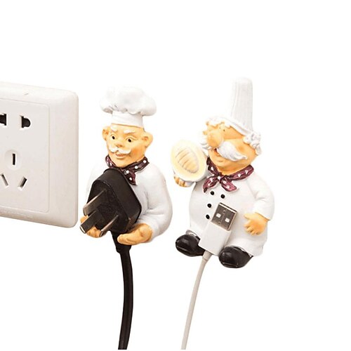 

cartoon power cord storage hanger chef plug hook plug organizer bracket manufacturer