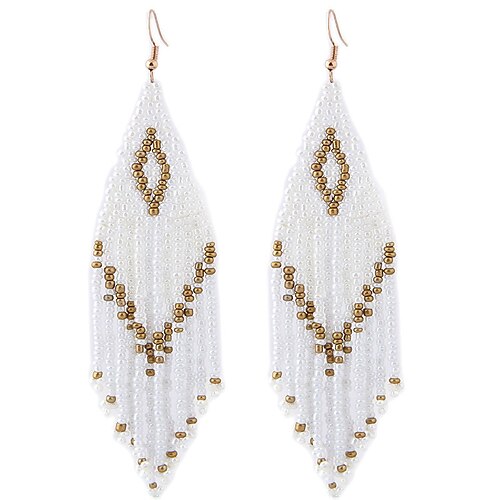 

Femme Boucles d'oreille Style Ethnique du quotidien Multicolore Boucle d'oreille