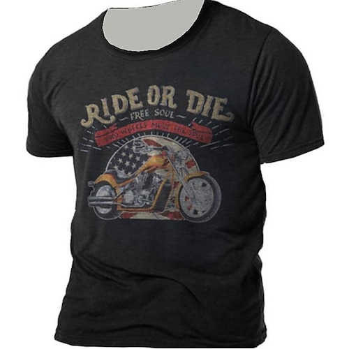 

Men's Unisex T shirt Tee 3D Print Graphic Prints Letter Crew Neck Street Daily Print Short Sleeve Tops Designer Casual Vintage Big and Tall Black Gray Army Green / Summer / Summer