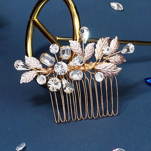 

Hair Combs Headpiece Hair Accessory Rhinestone Alloy Wedding Party / Evening Retro With Crystal / Rhinestone Headpiece Headwear