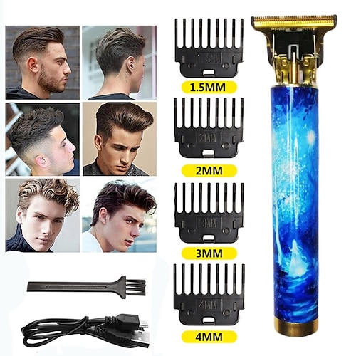 

T9 Hair Clipper Professional Electric Trimmer for man 0mm Baldheaded Barber Hair Cutting Machine Cordless Shaver