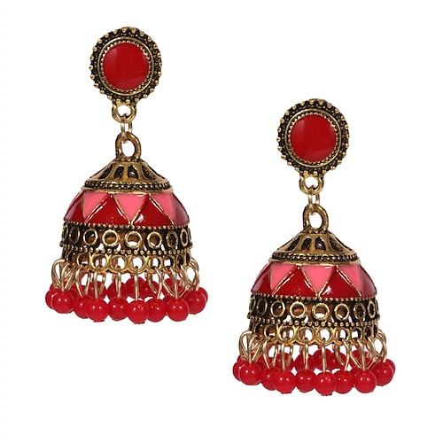 

Mujer Pendientes Moderno Calle Bloque de color Arete