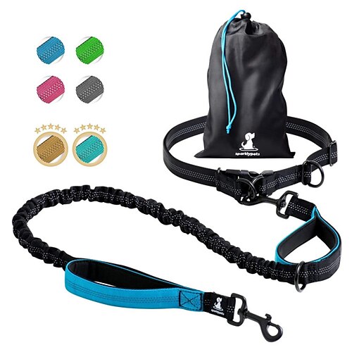

Pet Leash Chest Strap With Reflective Night Running Sports Walking Pet Portable Leash Set