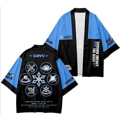 

Inspired by Genshin Impact Hutao Raiden Shogun Anime Cartoon Polyster Anime Classic Street Style Top For Men's / Women's / Couple's