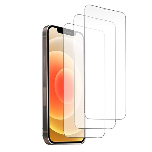 

[3 Pack] Phone Screen Protector For Apple iPhone 14 Pro Max 14 Plus 13 12 11 Pro Max Mini SE Tempered Glass High Definition (HD) 9H Hardness Scratch Proof Phone Accessory