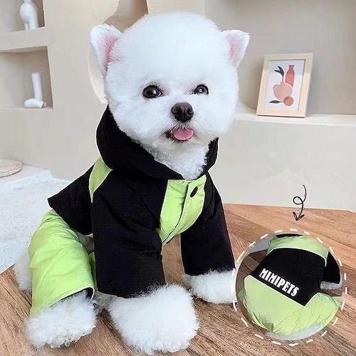 

Warm Pet Dog Coat Jacket Padded Pets Clothing Bulldog Pet Jumpsuit Four Legs Puppy Dogs Costume Thicken Dog Clothes Chihuahua