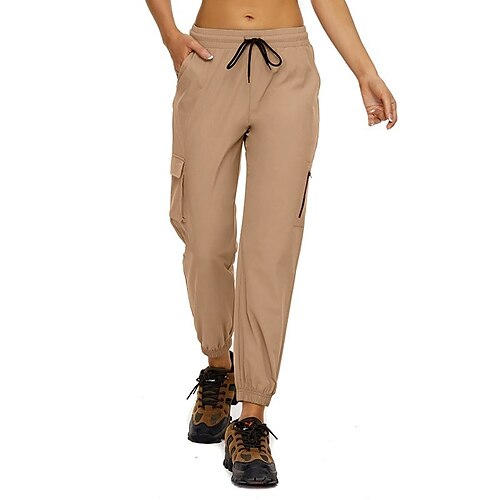 

Dame Turshorts Utendørs Normal Pustende Myk Bekvem Joggebukser Bunner Elastisk midje Mørkegrå Svart Spandex Fisking Camping / fotturer / grotting Reise S M L XL XXL