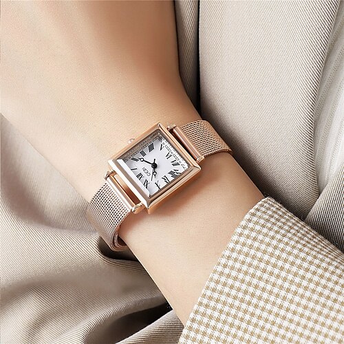 

Quartz Watch for Women Analog Quartz Stylish Minimalist Fashion Creative Stainless Steel Stainless Steel Creative / One Year