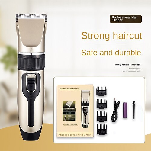 

Professional Men Hair Cutting Machine Beard Barber Hair Cut Electric Hair Clippers USB Rechargeable Shaver Beard Trimmer Clipper