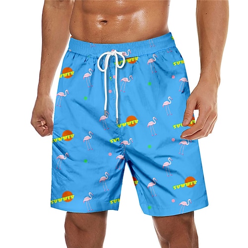 

Men's Swim Trunks Swim Shorts Quick Dry Board Shorts Bathing Suit with Pockets Drawstring Swimming Surfing Beach Water Sports Printed Spring Summer