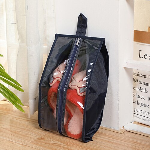 

1 Pc PVC Outdoor Travel Shoe Storage Bag Portable Foldable Transparent Waterproof Shoe Storage Bag