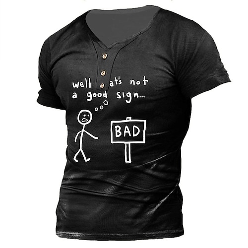 

Men's T shirt Tee 3D Print Graphic Patterned Letter V Neck Street Daily Print Short Sleeve Tops Casual Comfortable Green Black Blue / Summer / Summer