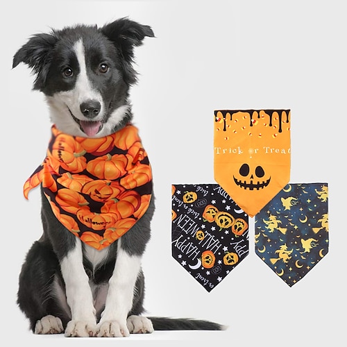 

2021 nouveau festival pour animaux de compagnie triangle écharpe chien salive serviette chat cou écharpe bijoux pour animaux de compagnie