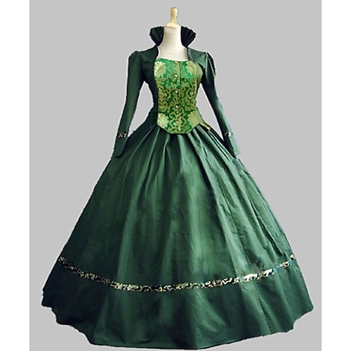 

Classic Lolita Rococo Victorian 18th Century Cocktail Dress Vintage Dress Dress Party Costume Masquerade Women's Girls' Costume Vintage Cosplay Party Prom Sleeveless Floor Length Ball Gown Plus Size