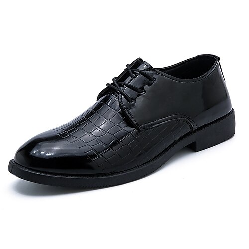 

Hombre Zapatos de taco bajo y Slip-On Mocasines de Confort Casual Deportivo Zapatos de Paseo PU Negro Primavera