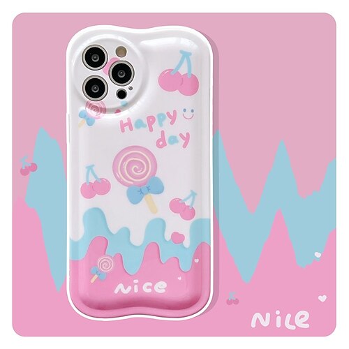 

Phone Case For Apple Back Cover Classic Series iPhone 13 12 11 Pro Max X XR XS Max Bumper Frame Soft Edges Non-Yellowing Heart TPU PC