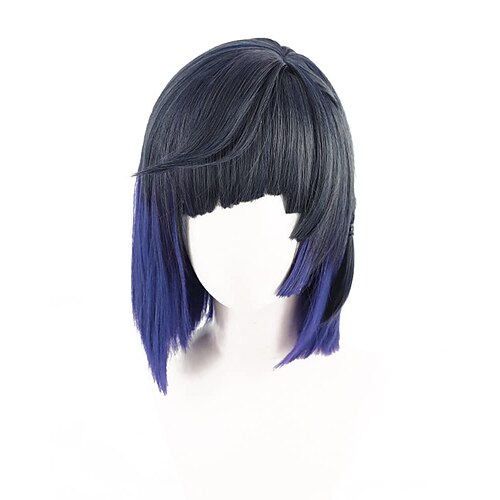 

Blue Yelan Cosplay Genshin Wig for Women Halloween Costume Synthetic Wigs